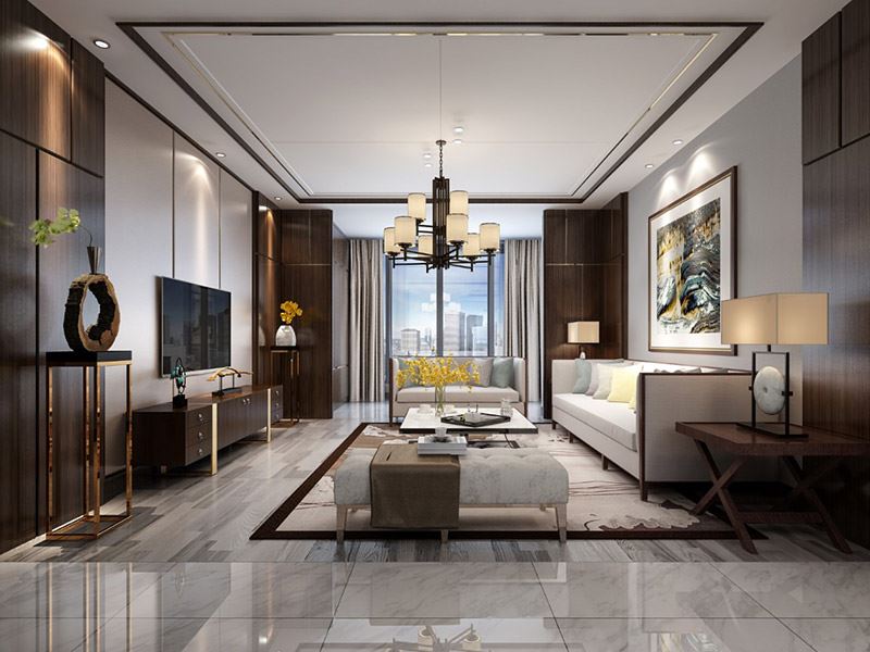 河源市翠林錦秀現(xiàn)代簡約風(fēng)格三居室裝修案例