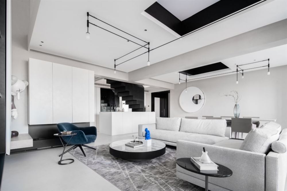 佛山市金地&middot;招商臻玥府現代風格復式裝修案例