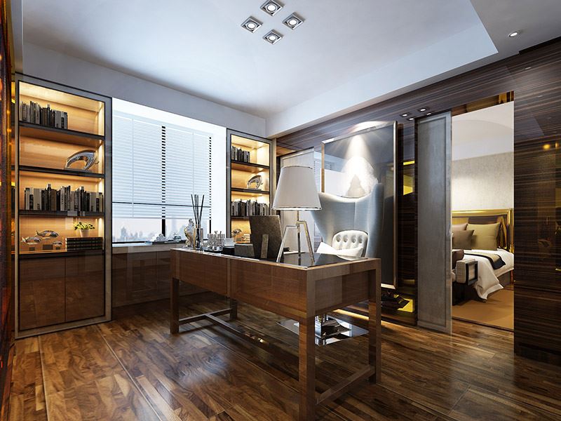 常州市泰和之春輕奢風格三居室裝修案例