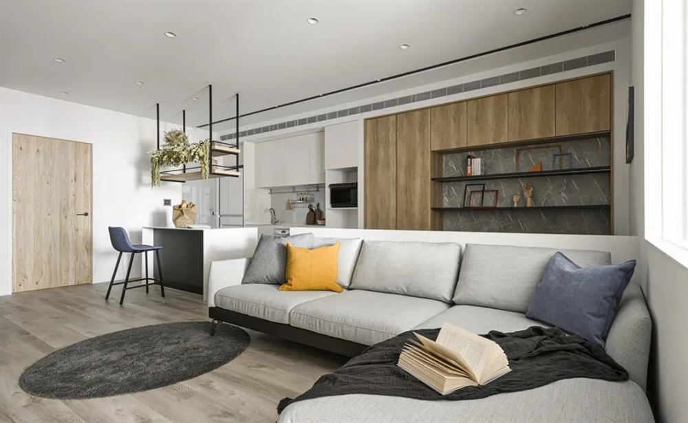 湛江市碧桂園城邦花園北歐風(fēng)格三居室裝修案例