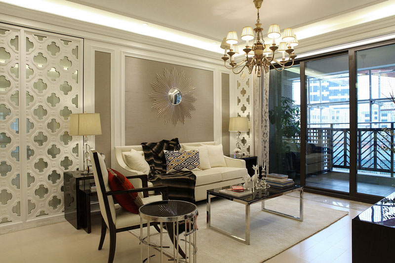 現代歐式風格室內設計家裝案例-客廳 現代歐式風格室內設計家裝案例-客廳