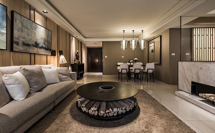 湛江市申藍寶邸現代風格四居室裝修案例