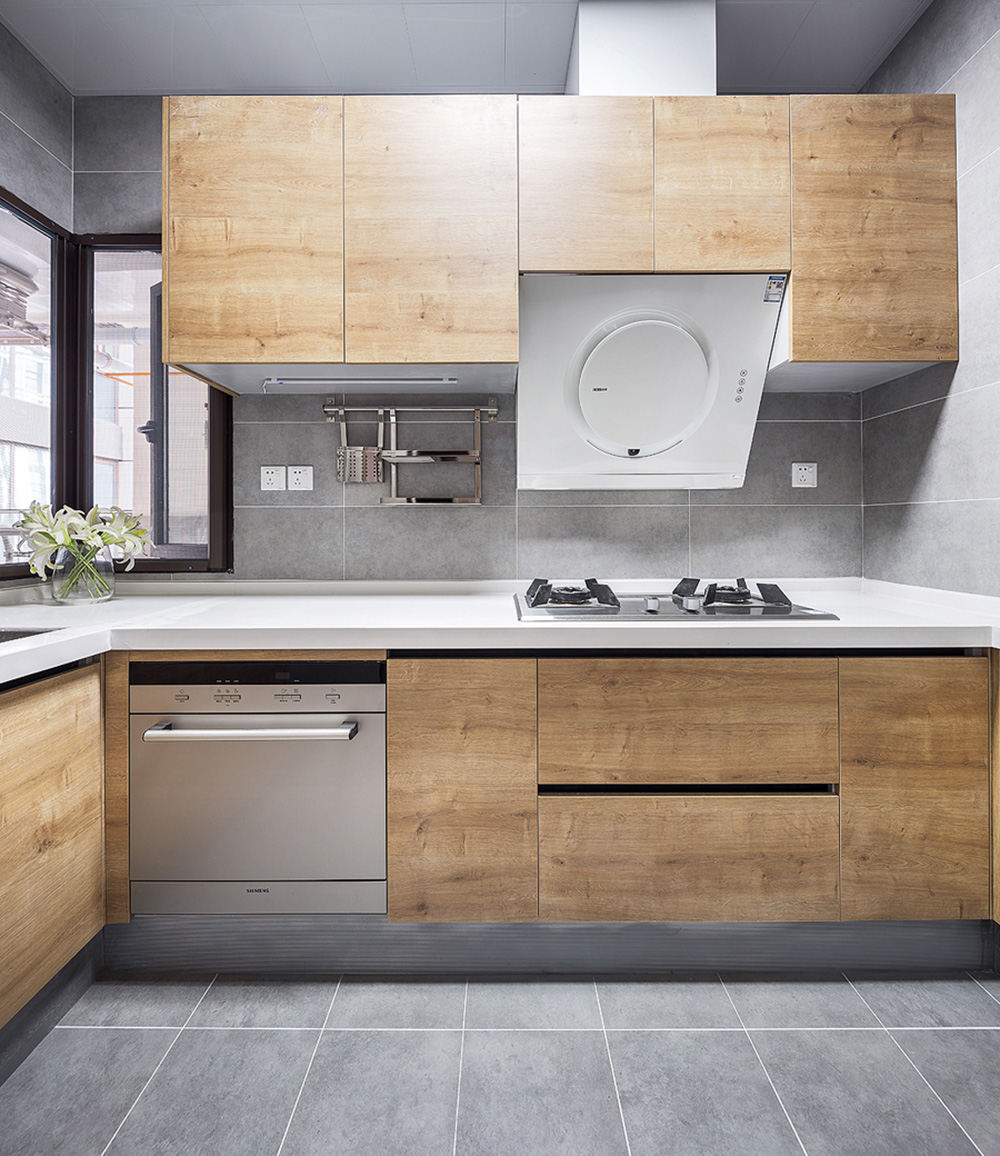 南寧萬科魅力之城二居90平米現代前衛風格室內裝修案例-廚房 南寧萬科魅力之城二居90平米現代前衛風格室內裝修案例-廚房