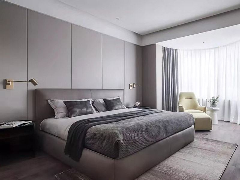 湖州市融創(chuàng)金成&middot;湖山賦現(xiàn)代簡(jiǎn)約風(fēng)格三居室裝修案例