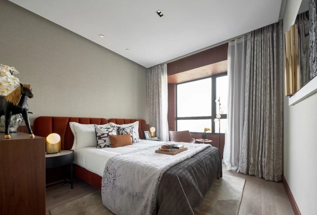 美式摩登風(fēng)格室內(nèi)設(shè)計(jì)家裝案例-次臥 美式摩登風(fēng)格室內(nèi)設(shè)計(jì)家裝案例-次臥