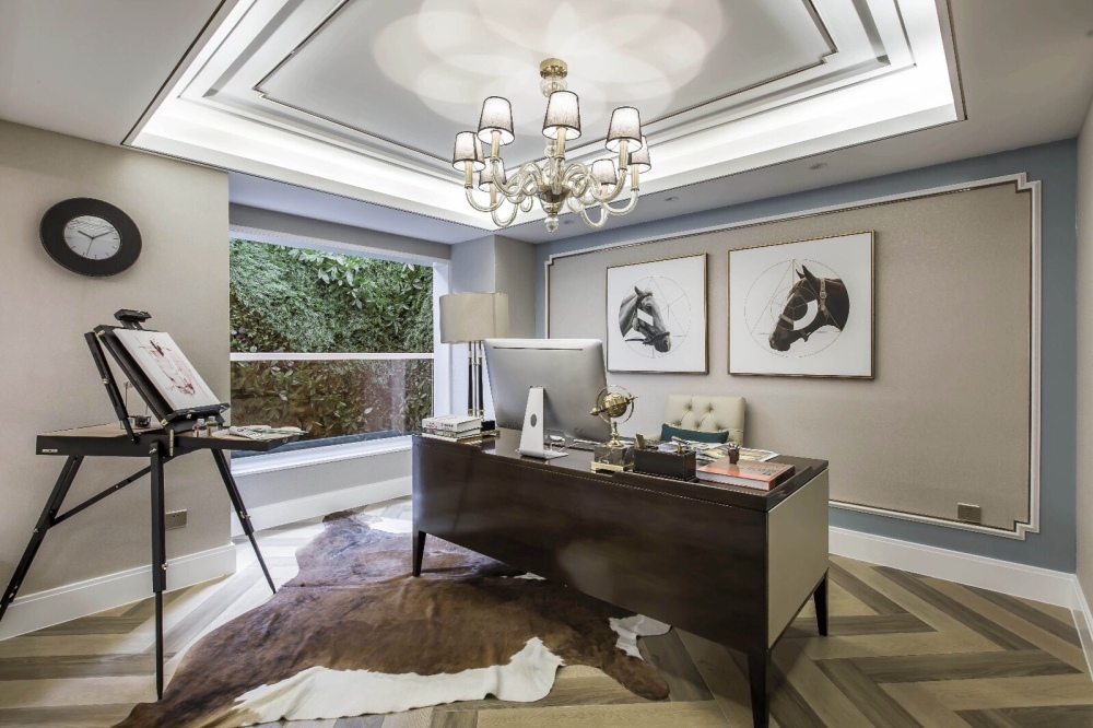 歐式復(fù)古風(fēng)格別墅室內(nèi)設(shè)計家裝案例-書房 歐式復(fù)古風(fēng)格別墅室內(nèi)設(shè)計家裝案例-書房