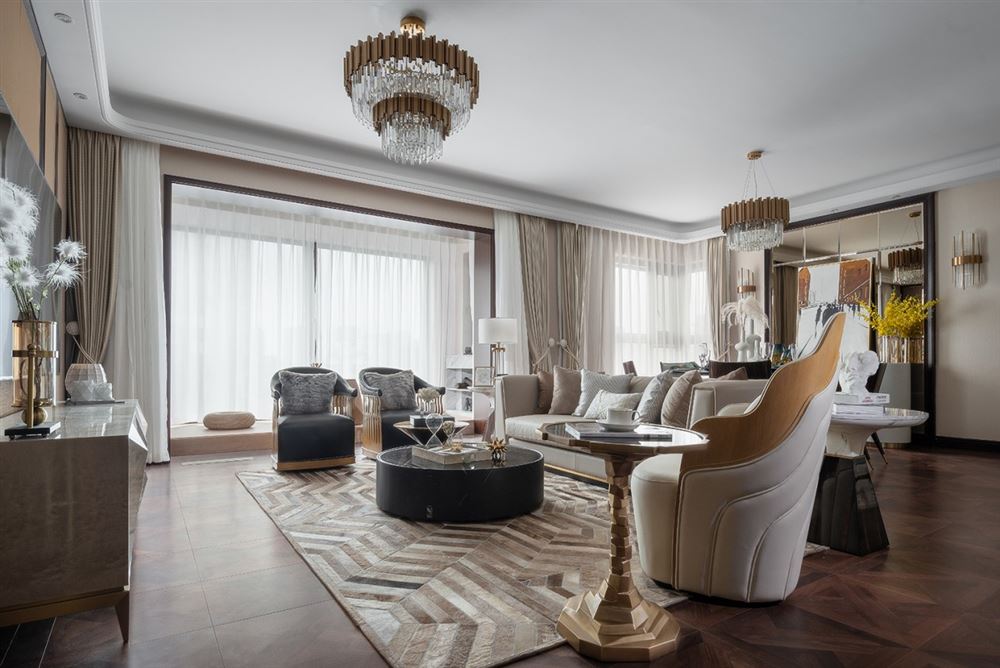 江門市東堯路住宅樓現(xiàn)代簡約風(fēng)格四居室裝修案例