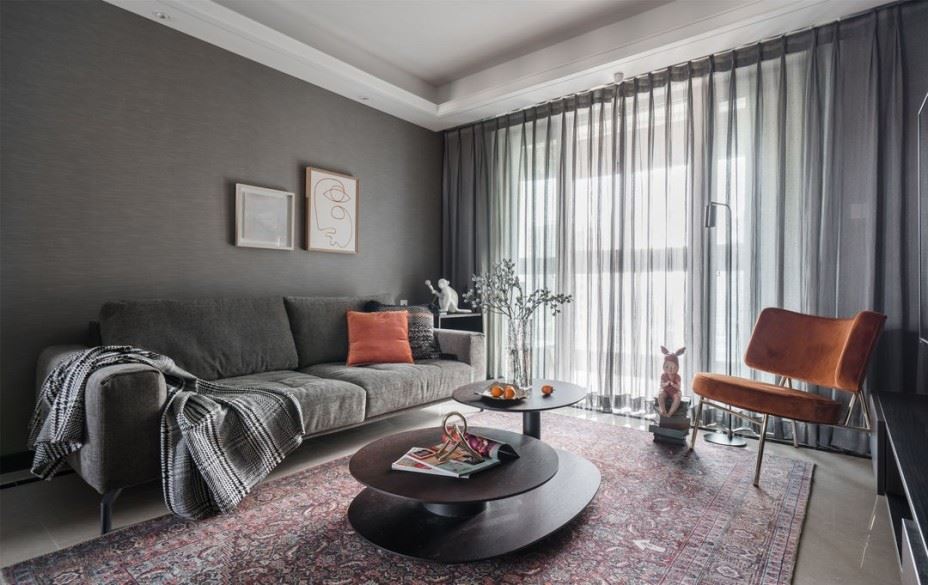 江門市御郡花園現代簡約風格三居室裝修案例