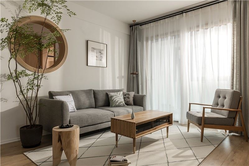 深圳市前海宸灣北歐風(fēng)格三居室裝修案例