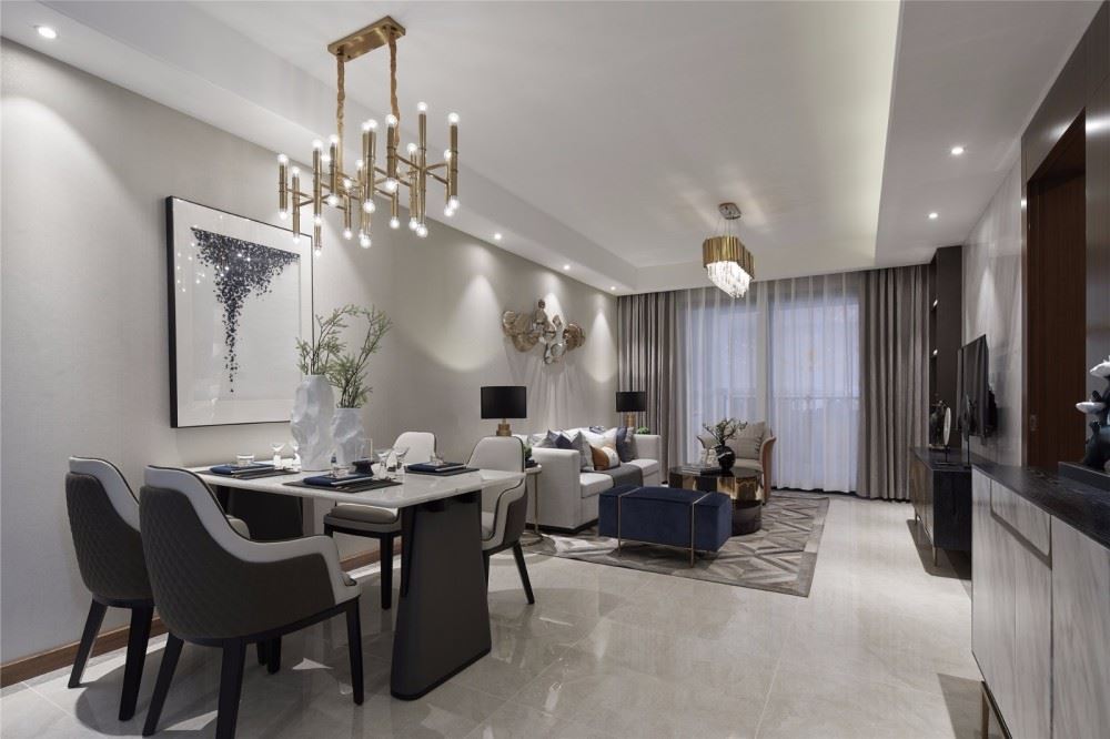 曲靖市錦林花園北歐風格三居室裝修案例