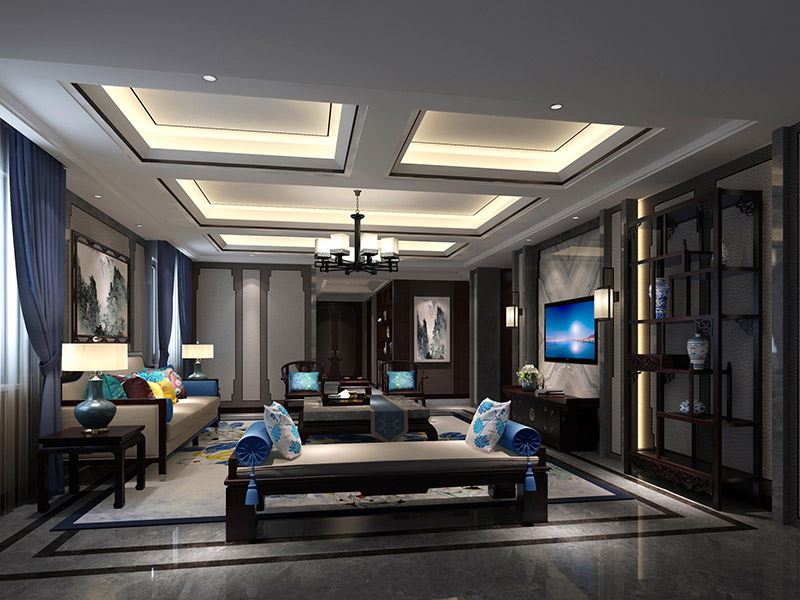 泰州市晨陽社區歐式風格別墅裝修案例