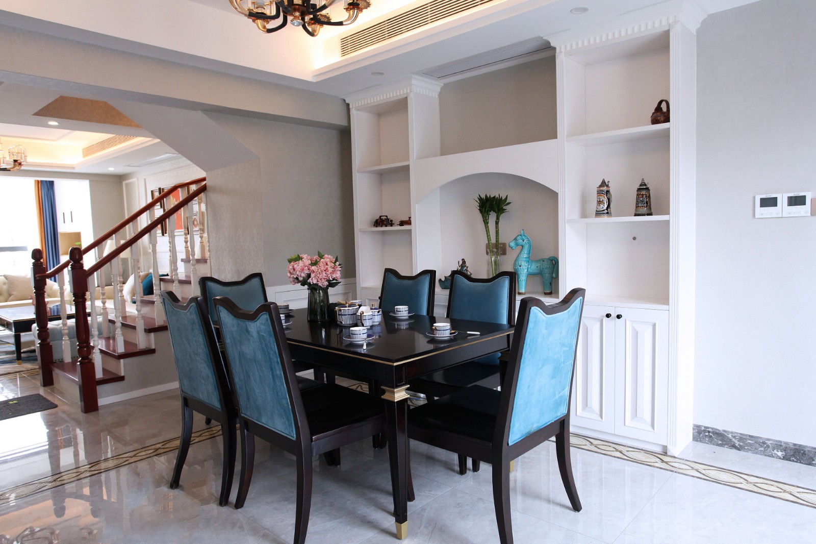 簡歐風格家裝設計室內裝修效果圖-餐廳 簡歐風格家裝設計室內裝修效果圖-餐廳