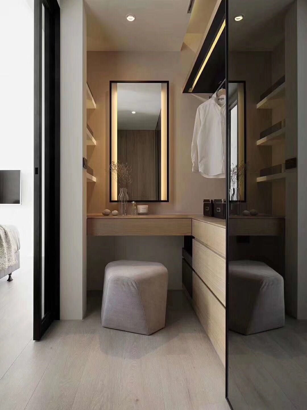 星星凱旋國際三居128平米簡約現代風格裝修案例-衣帽間 星星凱旋國際三居128平米簡約現代風格裝修案例-衣帽間