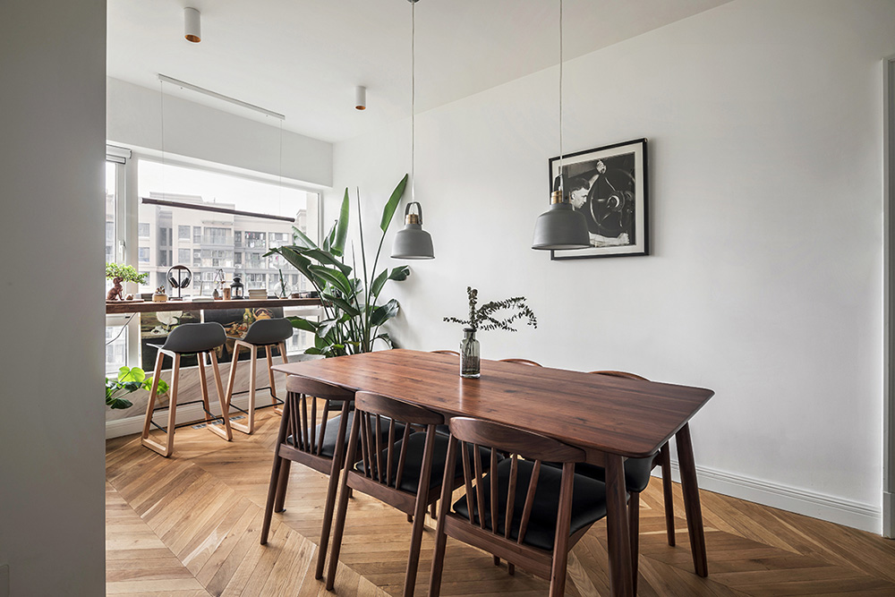 原木北歐風(fēng)室內(nèi)設(shè)計(jì)，帶著年輕人奮斗上進(jìn)心裝飾的溫馨小窩-餐廳