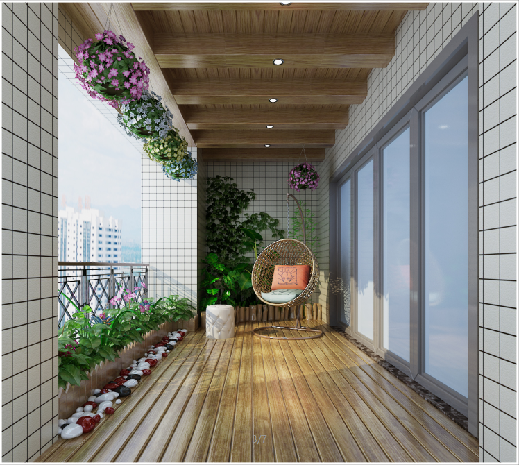 佛山裝修公司簡歐風格室內裝修效果圖-陽臺 佛山裝修公司簡歐風格室內裝修效果圖-陽臺