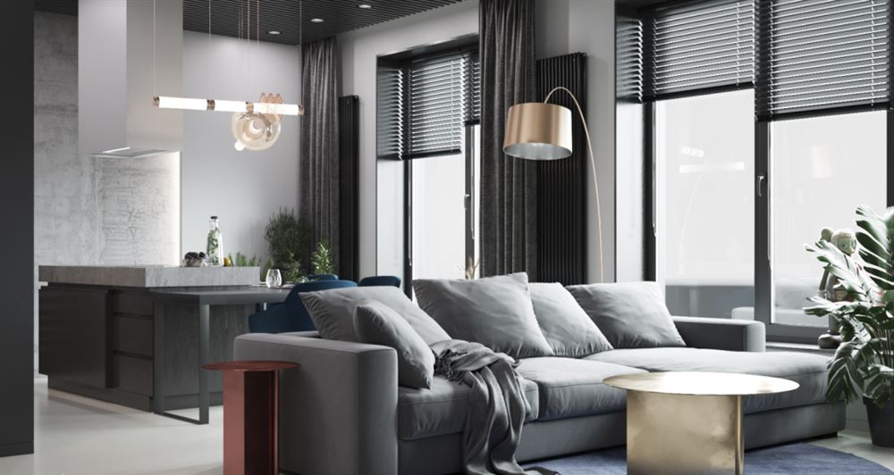 深圳市京基水貝城市廣場現(xiàn)代簡約風格三居室裝修案例