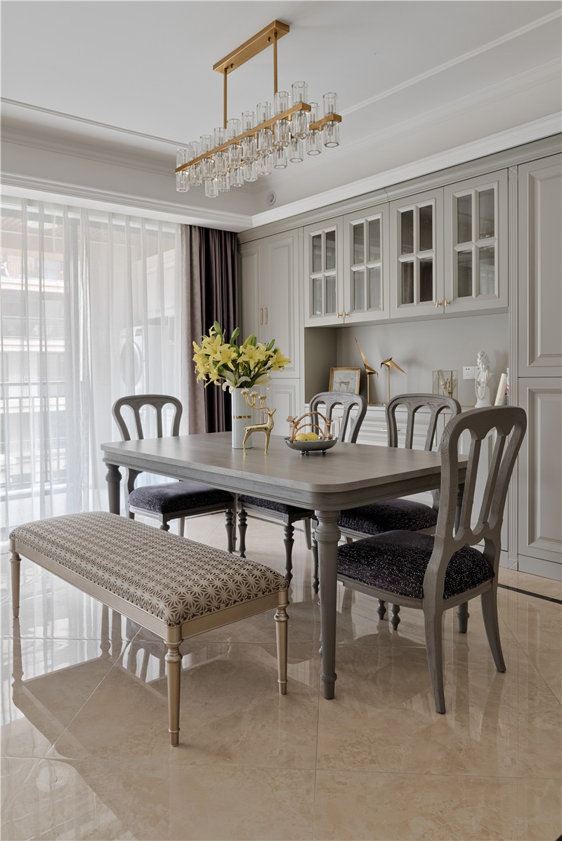 現代美式風格家裝設計室內裝修效果圖-餐廳 現代美式風格家裝設計室內裝修效果圖-餐廳