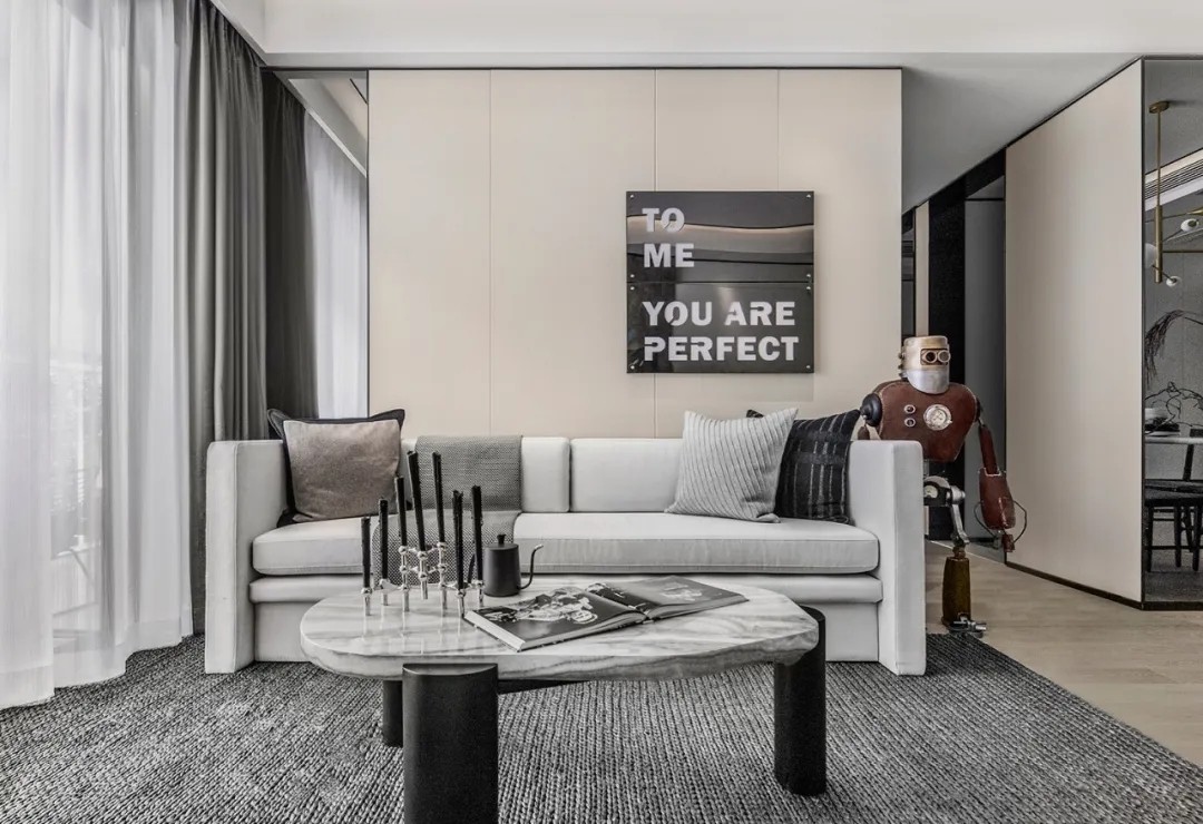 現(xiàn)代朋克風格室內(nèi)設(shè)計家裝案例-客廳 現(xiàn)代朋克風格室內(nèi)設(shè)計家裝案例-客廳