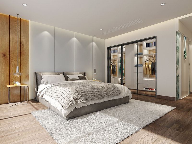 自貢市明珠小區現代簡約風格別墅裝修案例