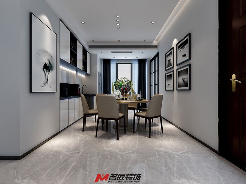 廣州市智聯汽車小鎮歐式風格二居室裝修案例