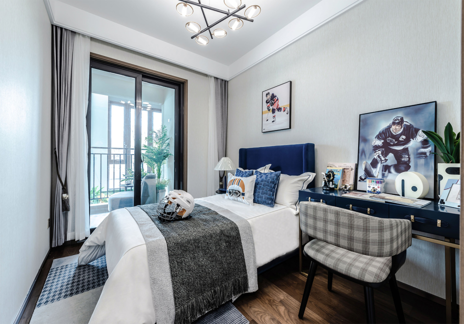 摩登輕奢風(fēng)格室內(nèi)家裝案例效果圖-兒童房 摩登輕奢風(fēng)格室內(nèi)家裝案例效果圖-兒童房