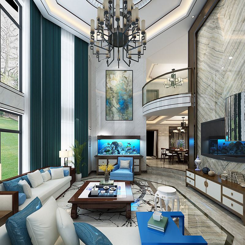 佛山市金科城新中式風格別墅裝修案例