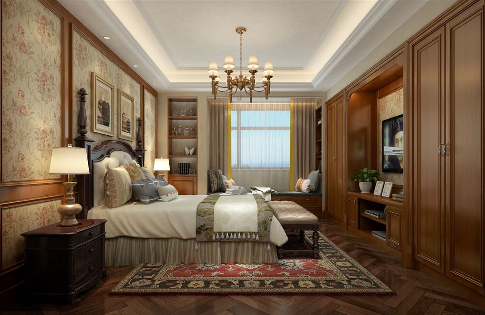 惠州市中洲天御歐式風(fēng)格三居室裝修案例