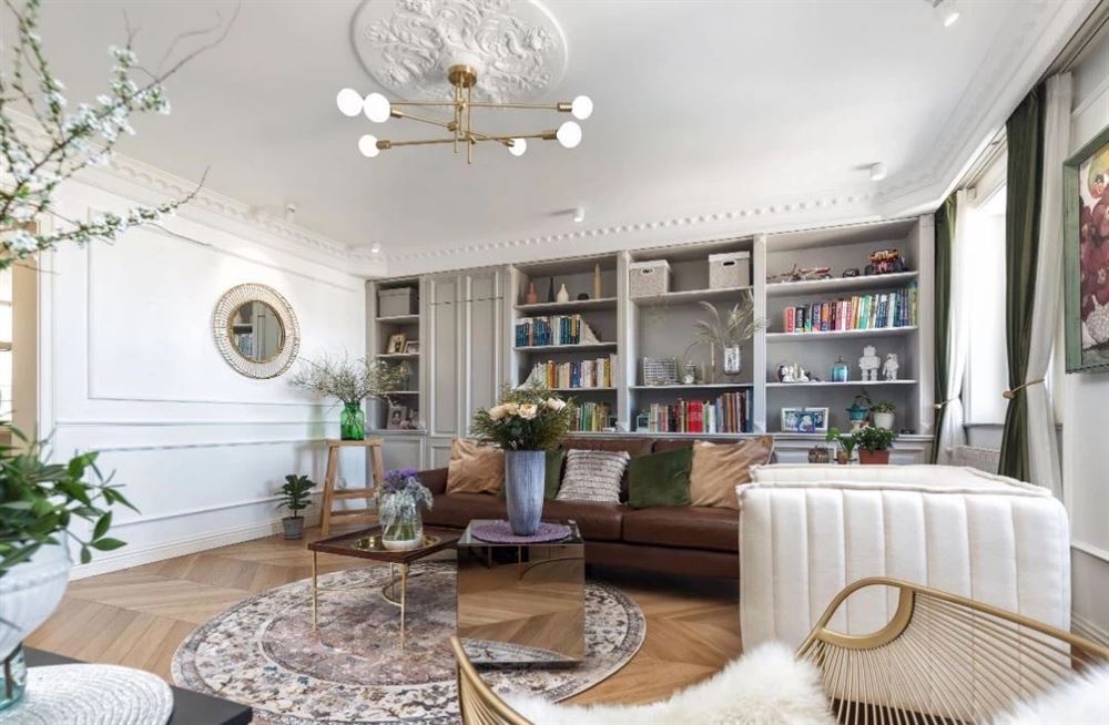 江門市彩虹花園歐式風格三居室裝修案例