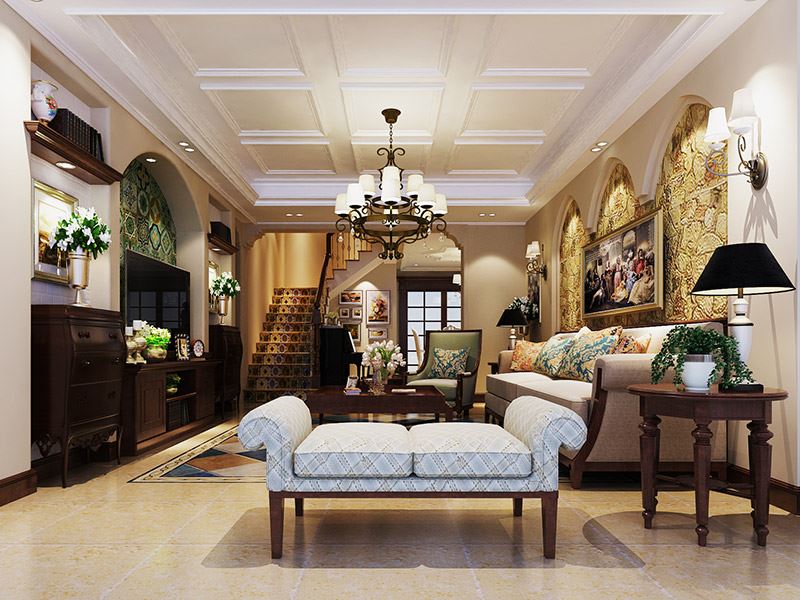 揭陽市博雅苑A區現代風格別墅裝修案例