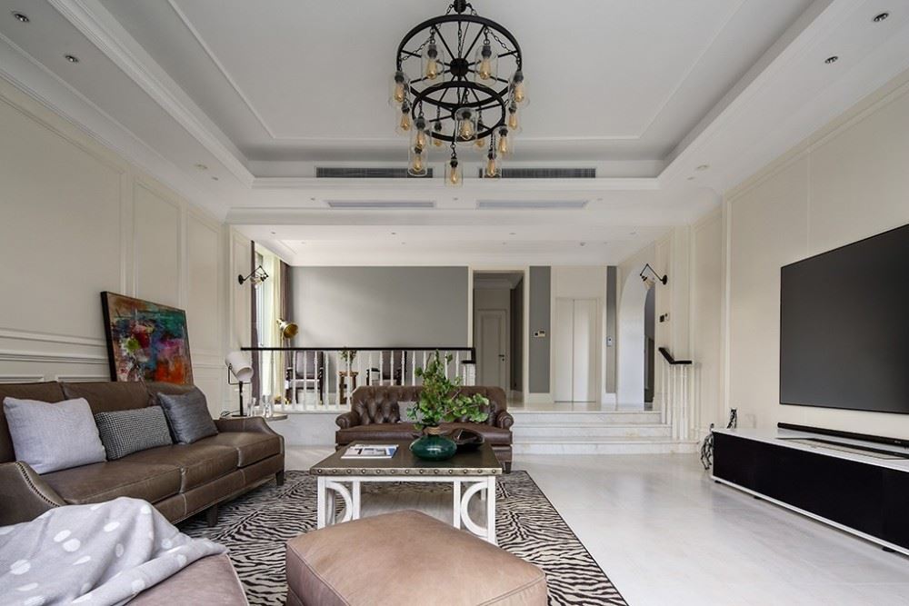 江門市十里方圓美式風格別墅裝修案例