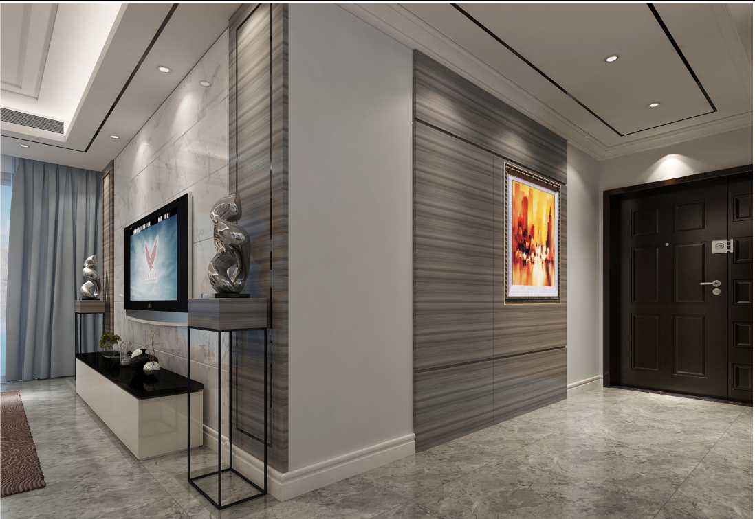 廣州市怡園小區(qū)歐式風格四居室裝修案例