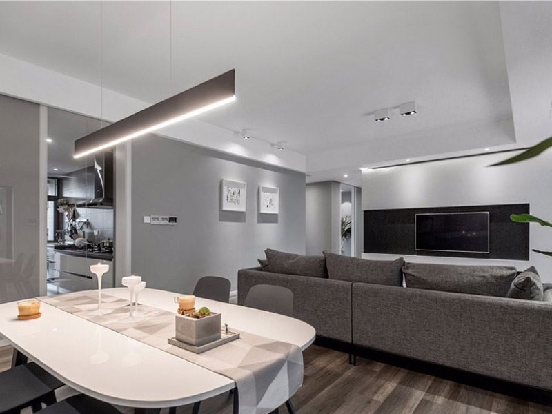 泰州市百合苑北歐風格三居室裝修案例