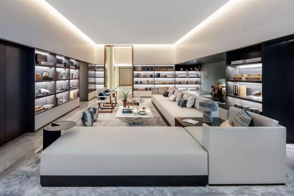 江門(mén)市江海怡景灣新中式風(fēng)格四居室裝修案例