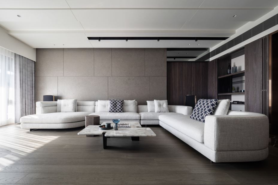 江門市綠茵高爾夫現代簡約風格三居室裝修案例