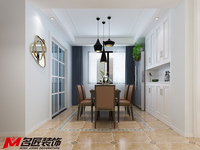 湖州市綠城曉何江南現(xiàn)代簡約風(fēng)格二居室裝修案例