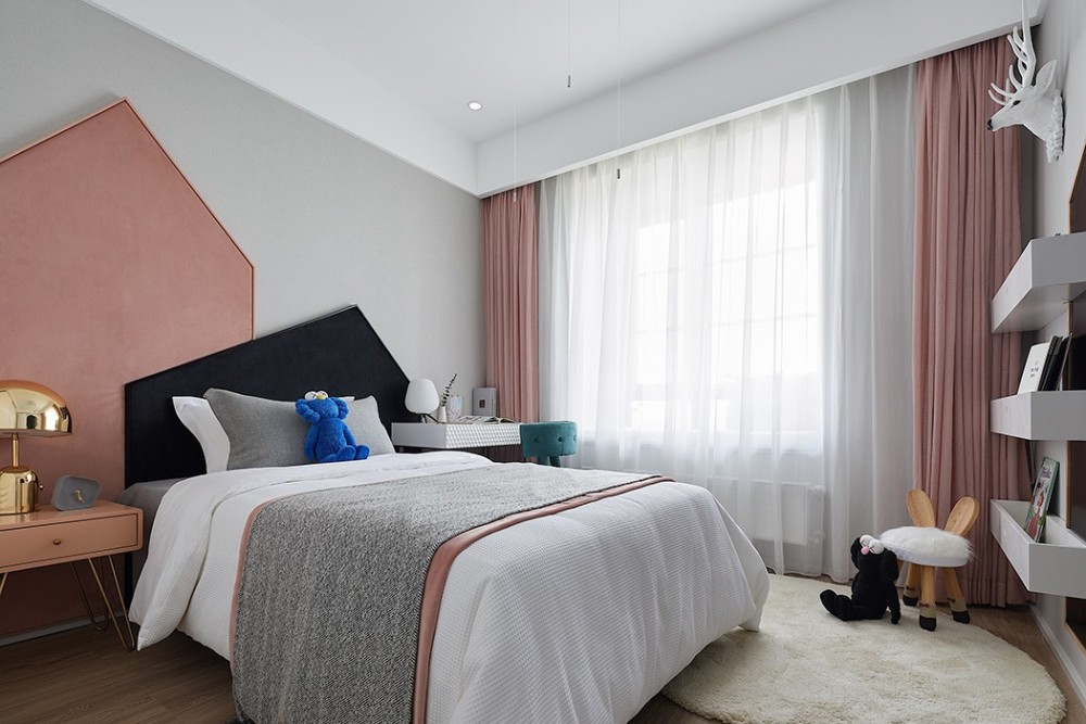 輕奢風(fēng)格室內(nèi)家裝案例效果圖-兒童房 輕奢風(fēng)格室內(nèi)家裝案例效果圖-兒童房