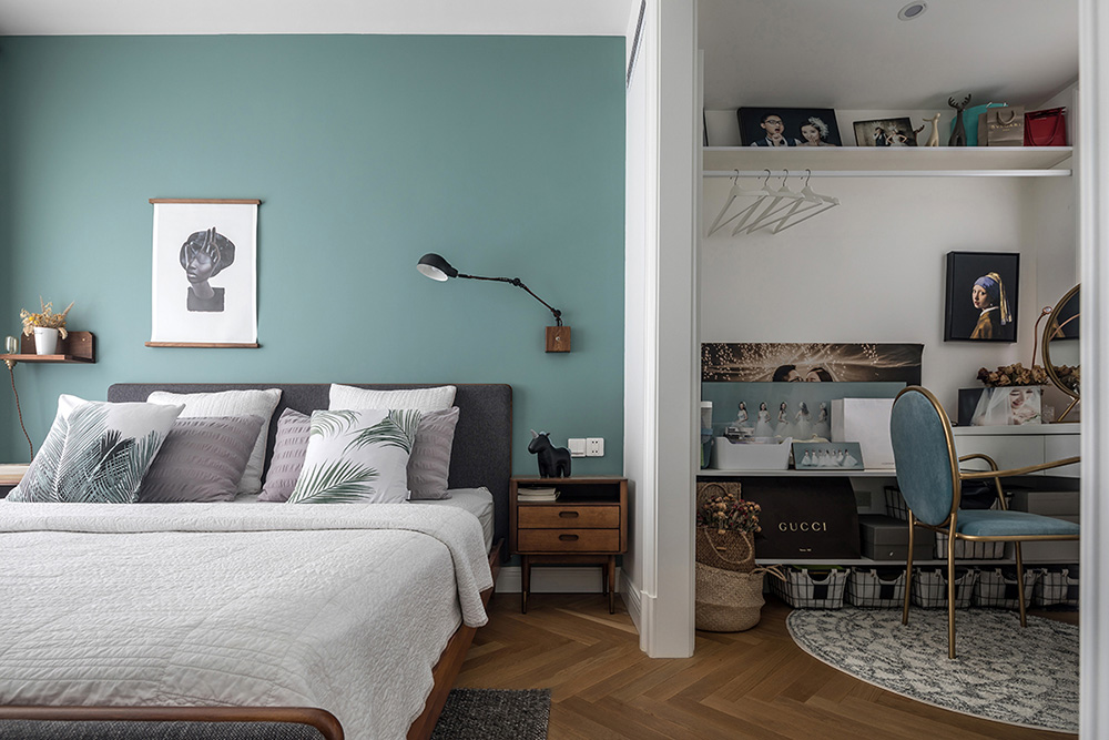 原木北歐風(fēng)室內(nèi)設(shè)計(jì)，帶著年輕人奮斗上進(jìn)心裝飾的溫馨小窩-臥室