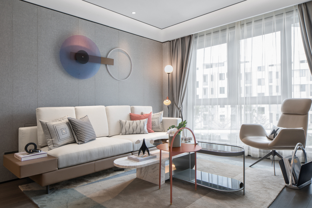 現代前衛風格室內家裝案例效果圖-客廳 現代前衛風格室內家裝案例效果圖-客廳