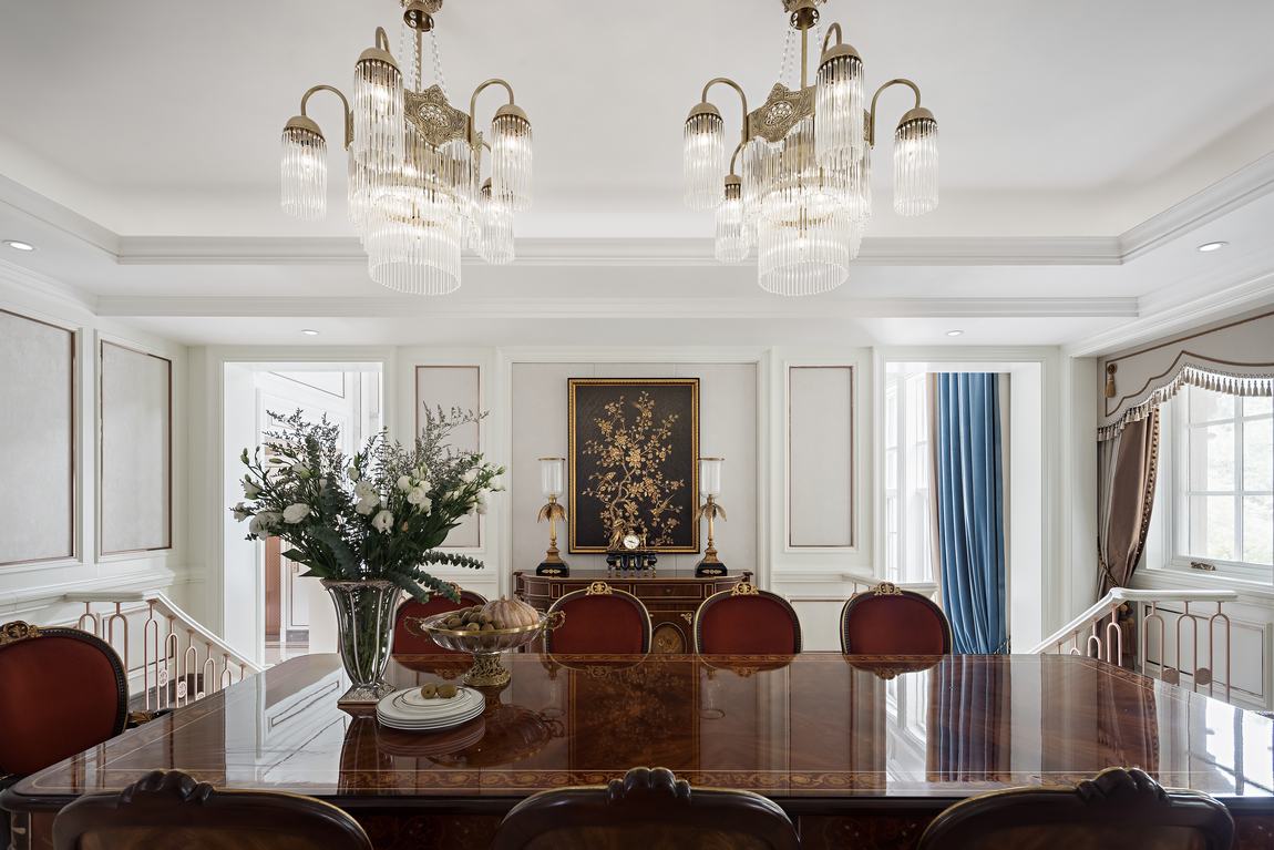 歐式奢華風格家裝設計室內(nèi)裝修效果圖-餐廳 歐式奢華風格家裝設計室內(nèi)裝修效果圖-餐廳