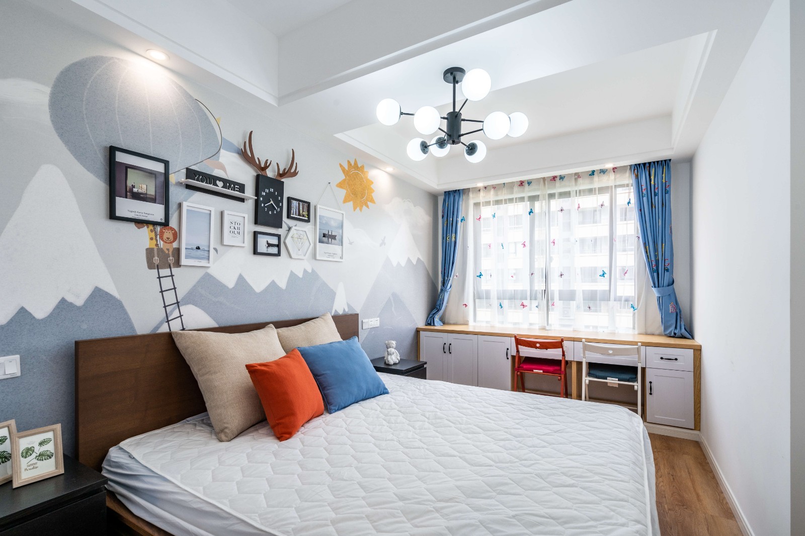 北歐風格家裝設計室內裝修效果圖-次臥 北歐風格家裝設計室內裝修效果圖-次臥