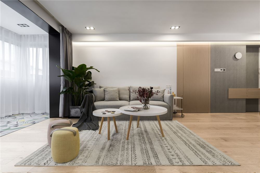 佛山市招商曦岸北歐風格四居室裝修案例