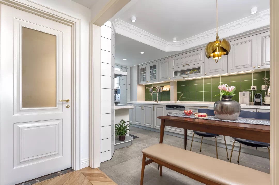 歐式現代風格家裝設計室內裝修效果圖-餐廚廳 歐式現代風格家裝設計室內裝修效果圖-餐廚廳