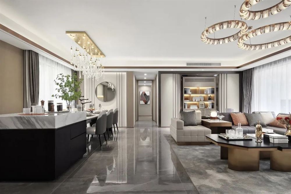 臺州市碧湖山莊歐式風(fēng)格四居室裝修案例