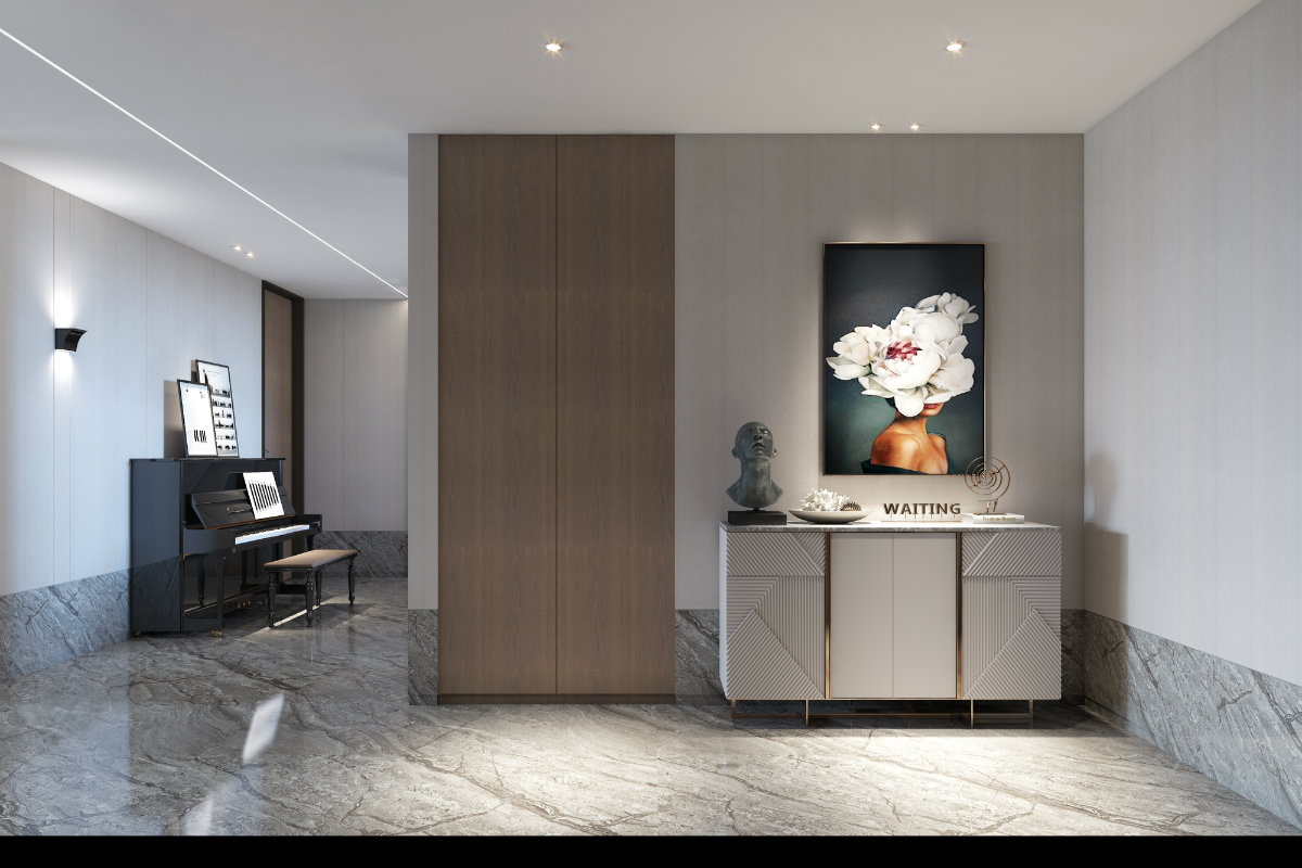 裝修案例現代簡約風格室內裝修效果圖-玄關 裝修案例現代簡約風格室內裝修效果圖-玄關