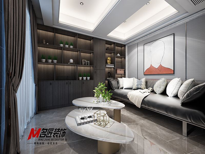 揭陽市百美雅苑北歐風格四居室裝修案例