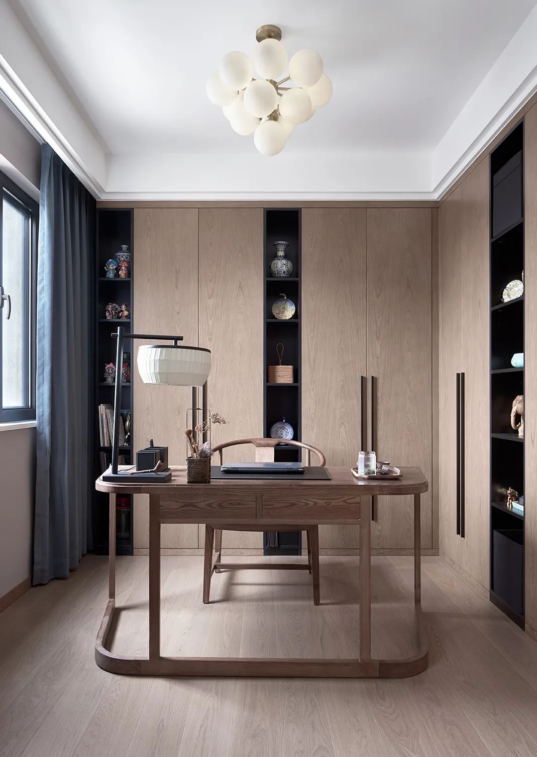 新中式風格室內設計家裝案例-書房 新中式風格室內設計家裝案例-書房