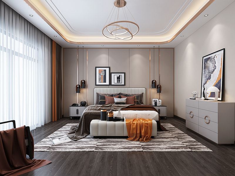 楚雄彝族自治州天泰御園輕奢風格別墅裝修案例