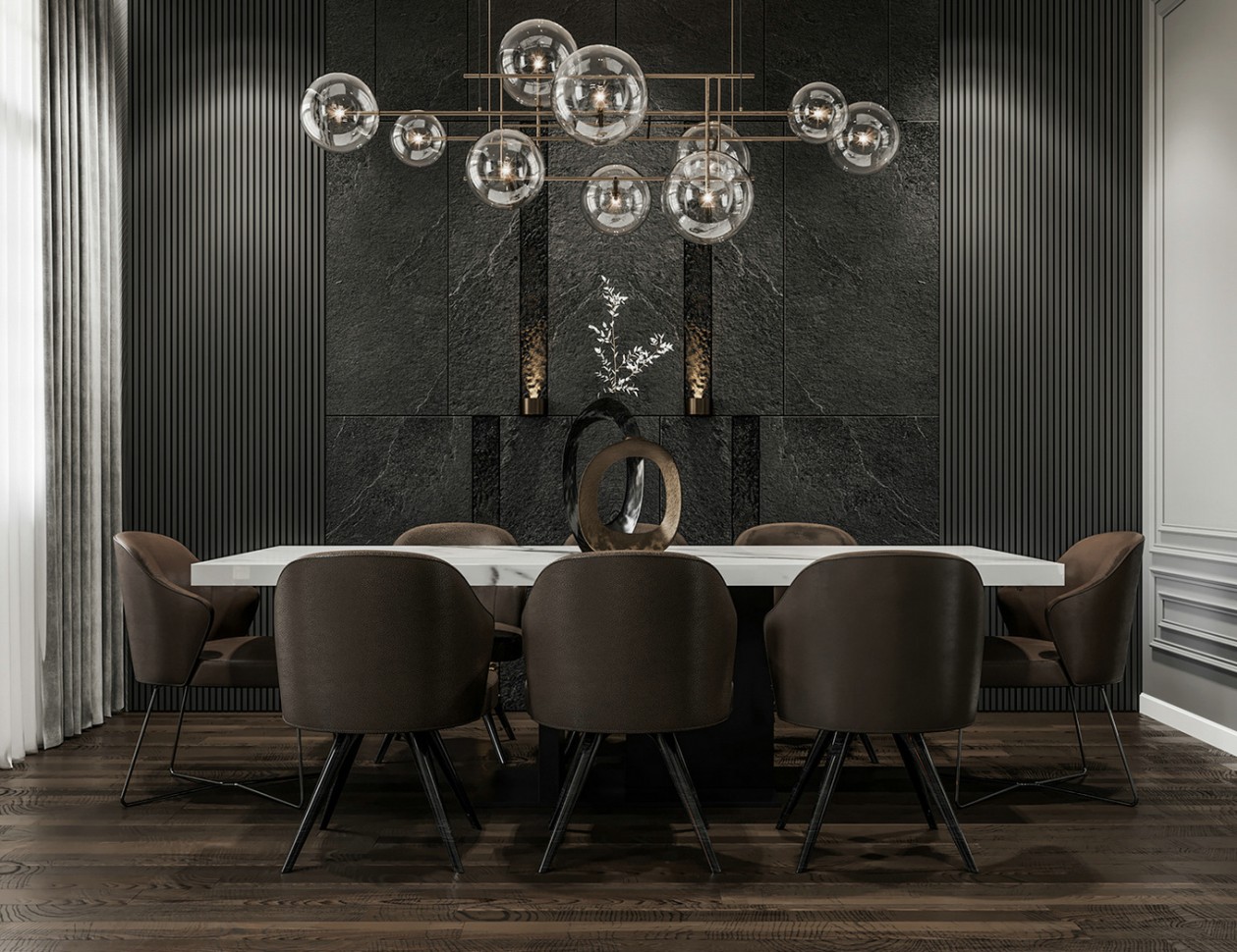 現代極簡風格家裝設計室內裝修效果圖-餐廳 現代極簡風格家裝設計室內裝修效果圖-餐廳