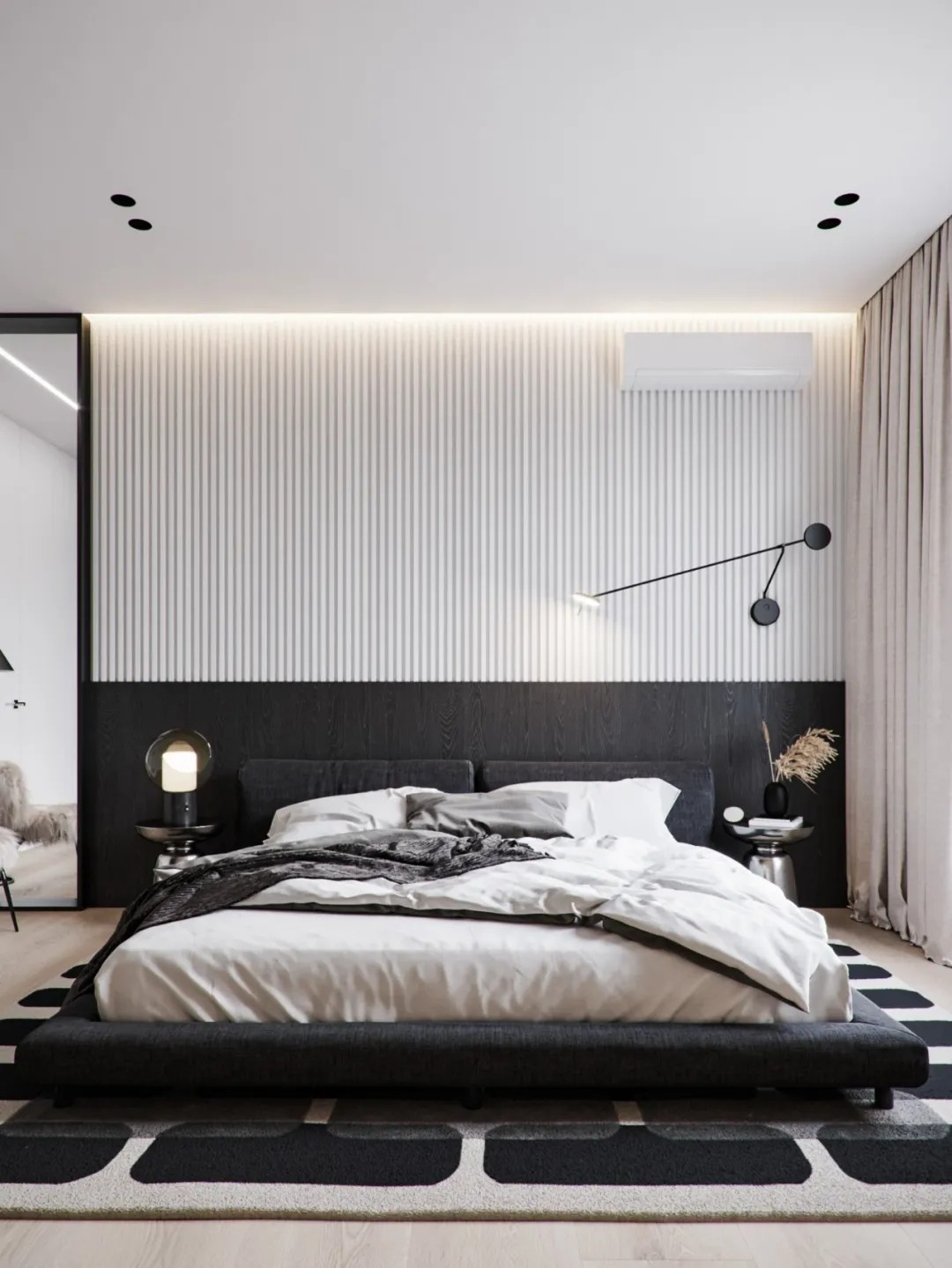 裝修案例現代簡約風格室內裝修效果圖-臥室 裝修案例現代簡約風格室內裝修效果圖-臥室