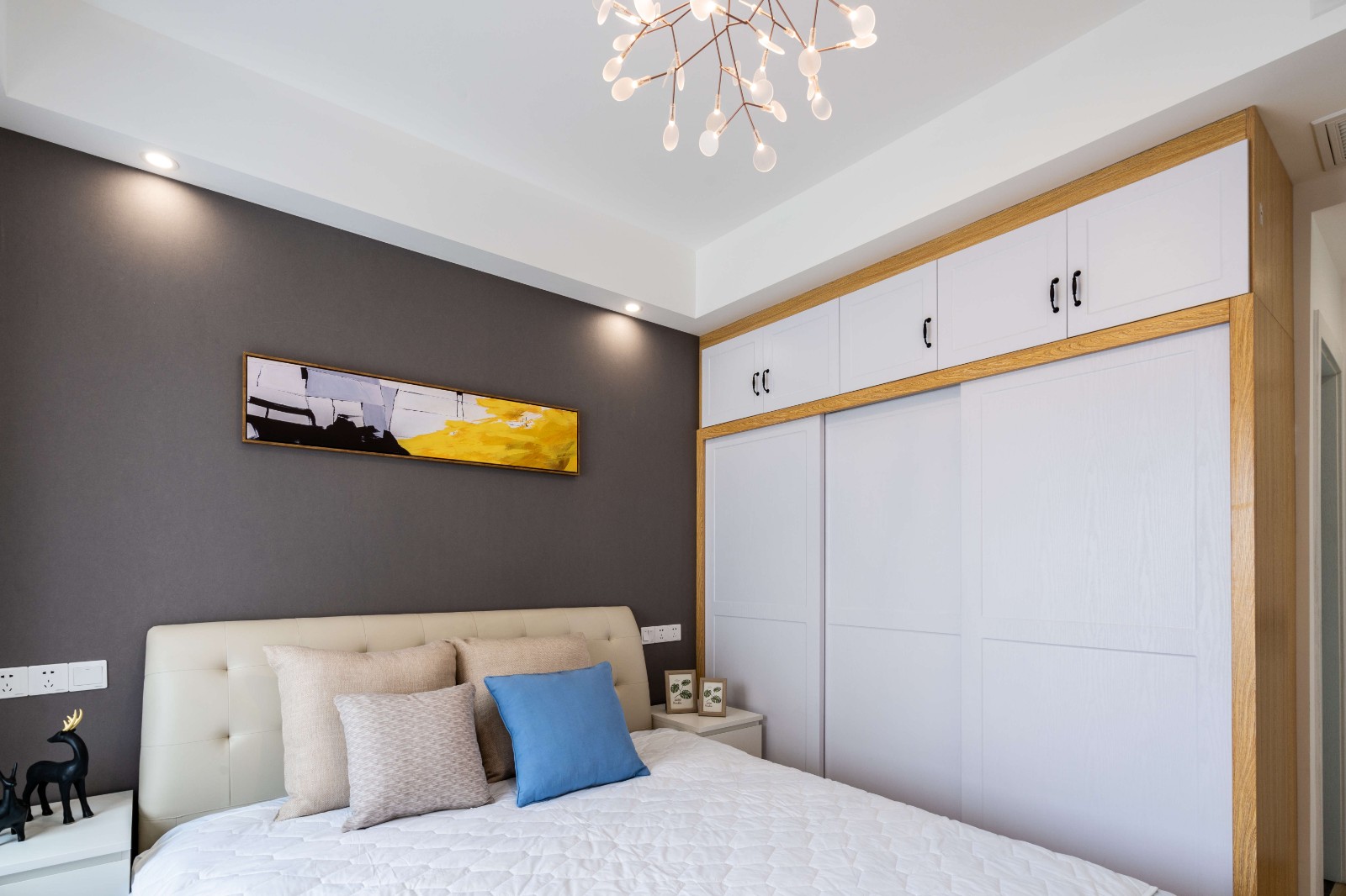 北歐風格家裝設計室內裝修效果圖-臥室 北歐風格家裝設計室內裝修效果圖-臥室